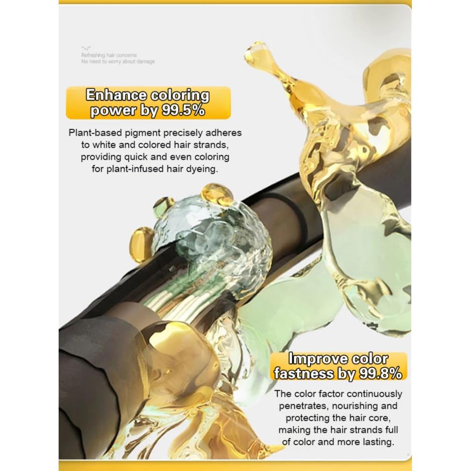 [ETONIA] Japanese Long Lasting Natural Hair Dye Shampoo