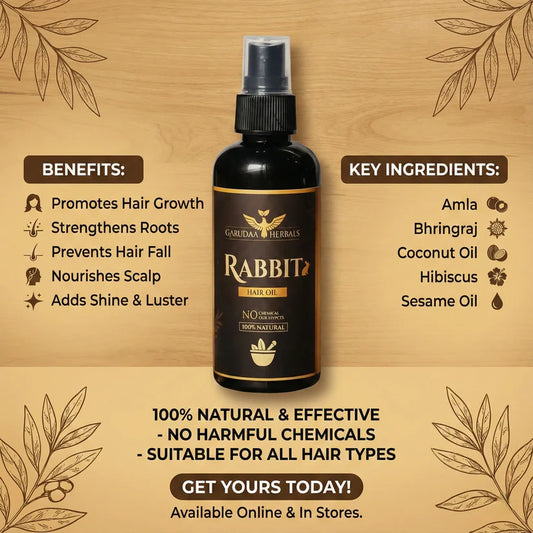 Rabbit Blood Hair Oil – 100% Effective!