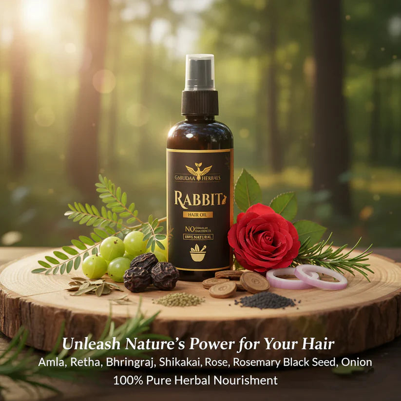 Rabbit Blood Hair Oil – 100% Effective!
