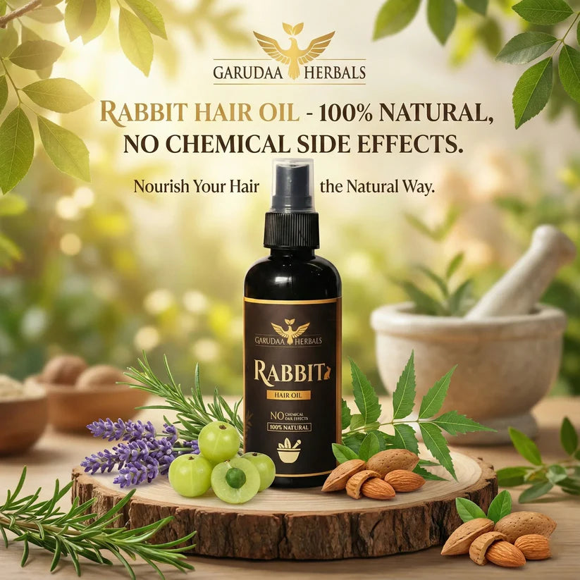Rabbit Blood Hair Oil – 100% Effective!