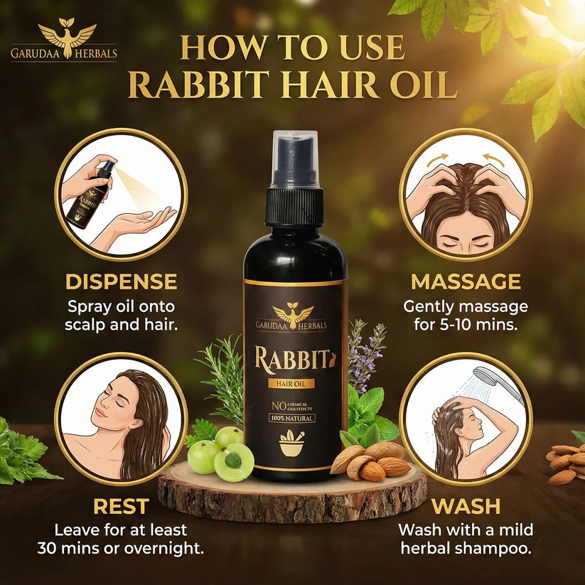 Rabbit Blood Hair Oil – 100% Effective!
