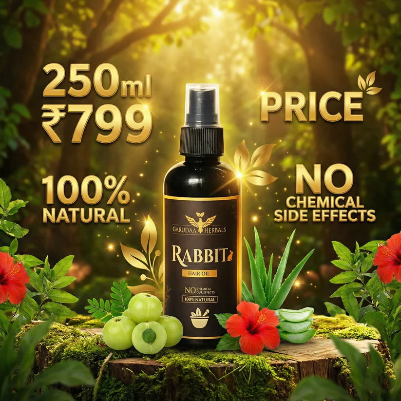 Rabbit Blood Hair Oil – 100% Effective!