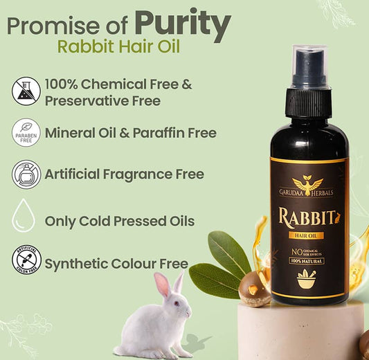 Rabit Herbal Hair Oil - 100% Effective!