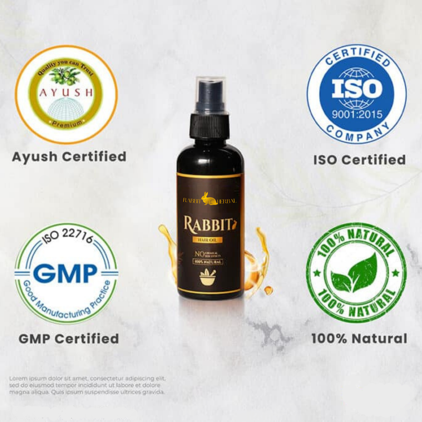 Rabbit Blood Hair Oil – 100% Effective!