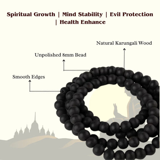Premium Original Karungali Malai Ebony Wood with Govt. Certified