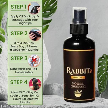 Rabbit Blood Hair Oil – 100% Effective!